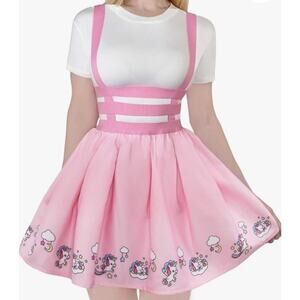 Little For Big Skirt XL Pink Unicorn Cosplay Kawaii Bondage Overalls Jumper